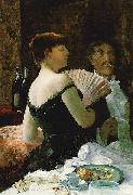 Ralph Curtis James McNeill Whistler at a Party Sweden oil painting artist
